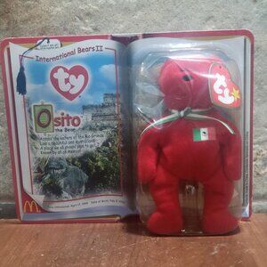 McDonalds Osito the Bear Ty International Bears II Teenie Beanie Baby Plush Toy